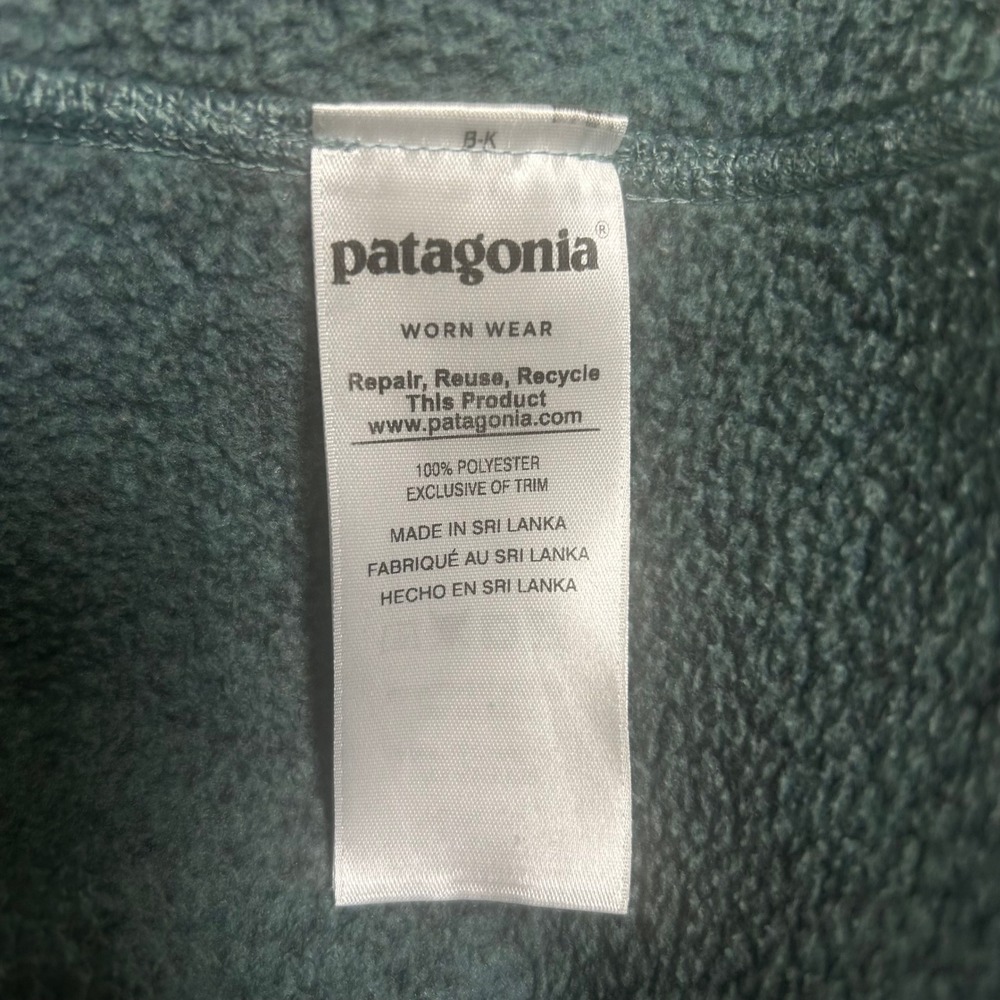 Patagonia Better Sweater Fleece Jacket Womens M Green Heather Full Zip Gorpcore - Picture 10 of 10